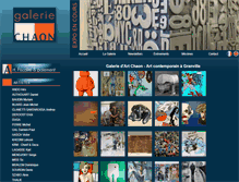 Tablet Screenshot of galerie-chaon.fr